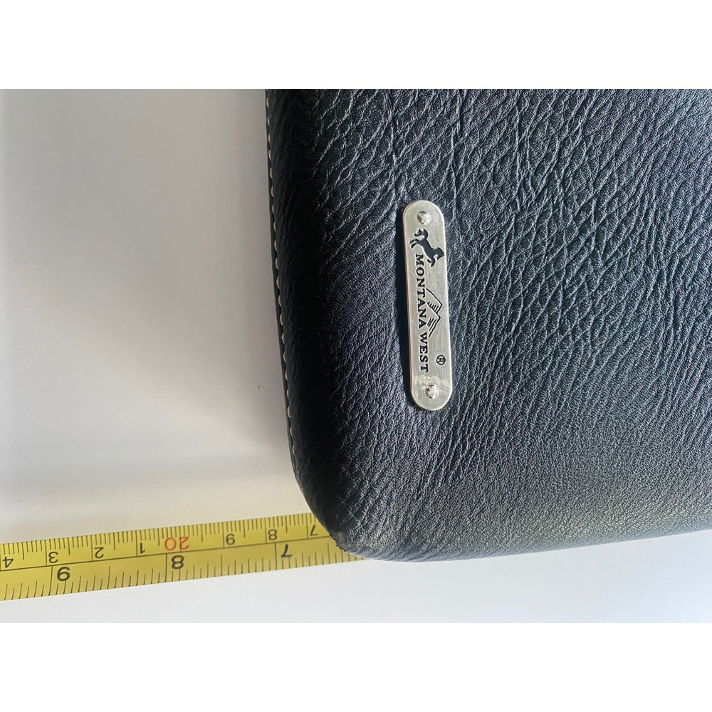 Montana West Purse Sugar Skull Embroidered Crossbody Bag Day of the Dead Black - Picture 4 of 16